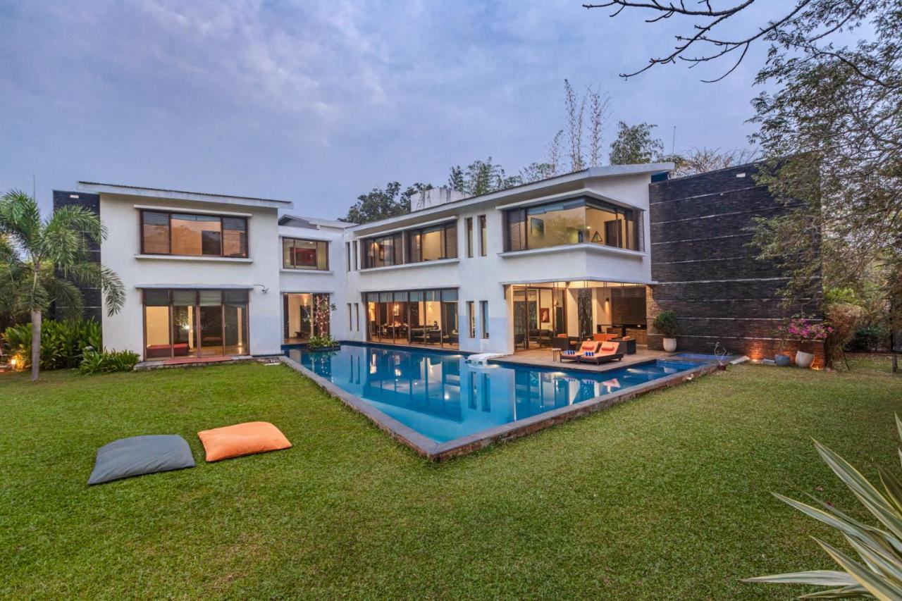 SaffronStays Estella Alībāg Exterior foto