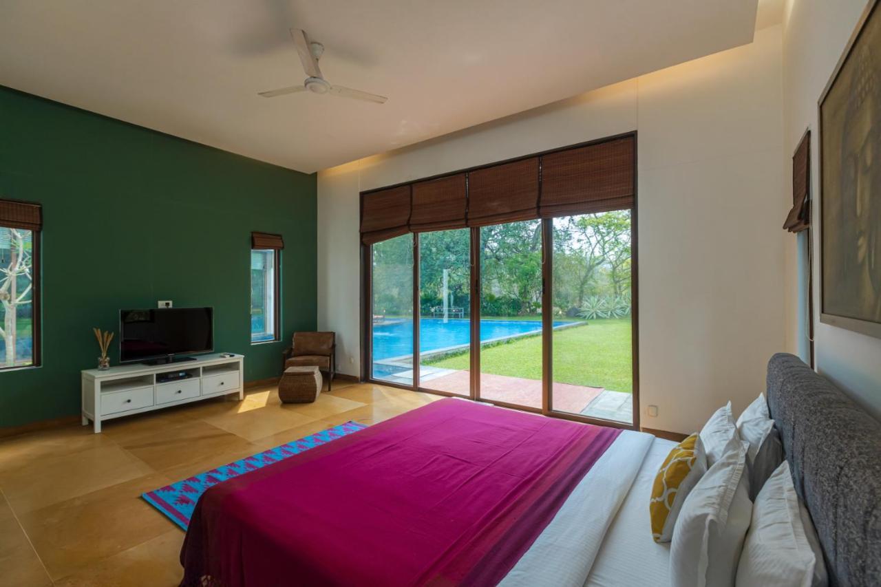 SaffronStays Estella Alībāg Exterior foto